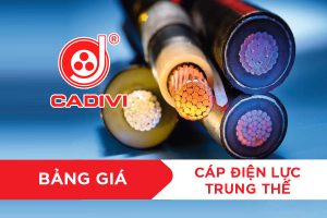 Báo Giá Cáp Trung Thế CADIVI: Cáp Ngầm, Cáp Treo