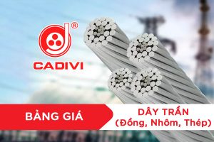 Dây Đồng Trần, Nhôm Trần CADIVI - Báo Giá CK Cao