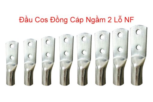 Đầu Cos Đồng 2 Lỗ - Đầu Cốt Cáp Ngầm