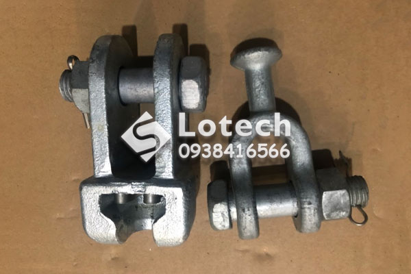 Vòng treo đầu tròn 2 chân và mắt nối kép