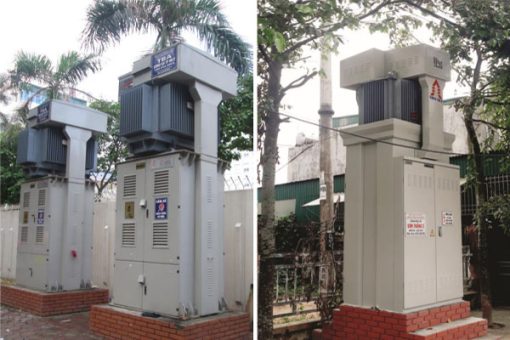 Trạm Biến Áp 1 Cột Kiểu Mới 750kVA