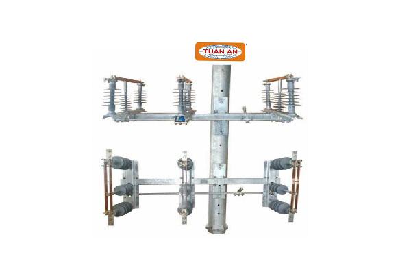 Dao cách ly Tuấn Ân loại 3 pha 24kV - 35kV; 630A - 800A cách điện Polymer