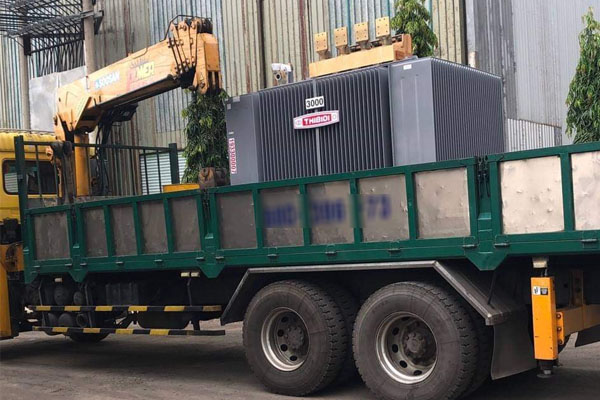 Giao hàng máy biến áp THIBIDI 3000kVA tại Vũng Tàu