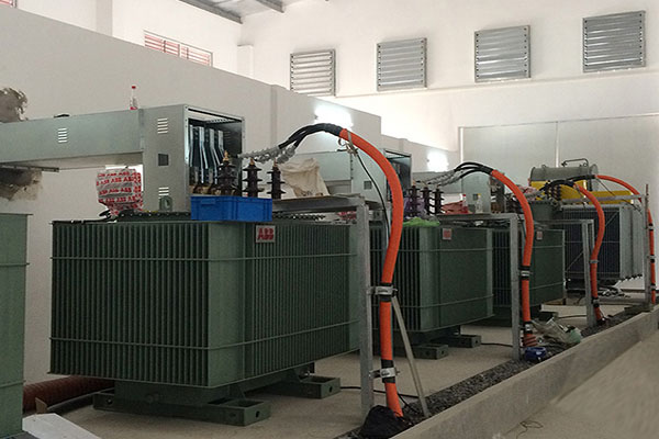 Kiểu trạm biến áp trong nhà (trạm bệt)