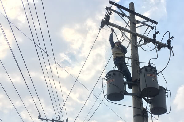 Trạm biến áp treo ngoài trời 3x25kVA