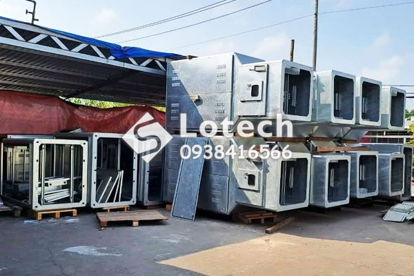 Trụ thép đơn thân đỡ máy biến áp sản xuất theo yêu cầu