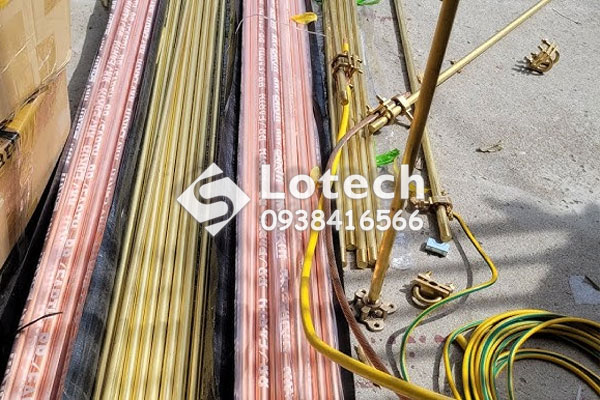 Lotech cung cấp vật tư điện trung thế - Phụ kiện tiếp địa, đấu nôi, cáp điện