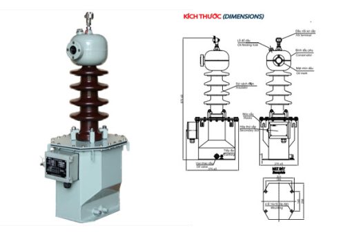 Biến áp đo lường ngâm dầu TU trung thế EMIC