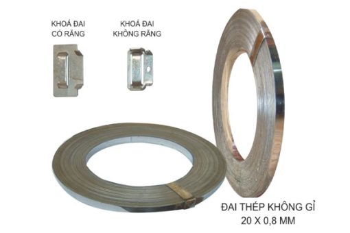 Báo Giá Đai Thép Không Gỉ + Khóa Đai, Dây Đai Inox Giá Tốt