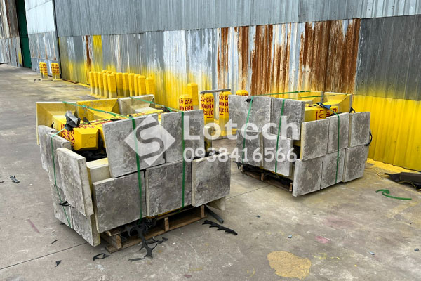 Sản xuất cọc bê tông cảnh báo cáp ngầm