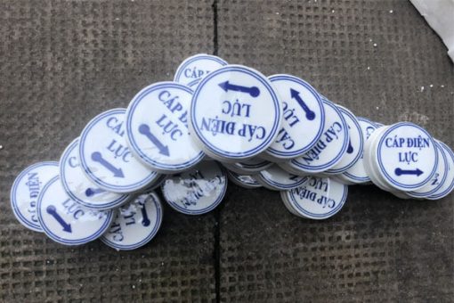 Mốc Đánh Dấu Cáp Ngầm Bằng Sứ (Giá Tốt)