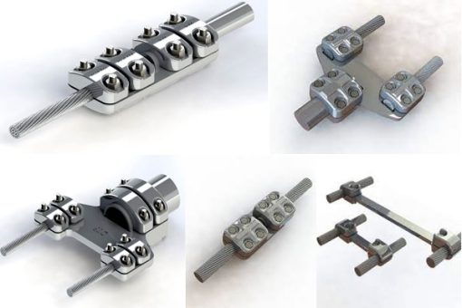 Kẹp Cực Thẳng Đấu Nối Dây Và Thiết Bị Trạm Biến Áp