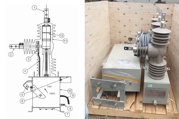 Máy cắt Recloser 24kV 630A - Schneider