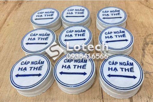 Mốc Sứ Báo Cáp Điện Lực Hạ Thế Chôn Ngầm
