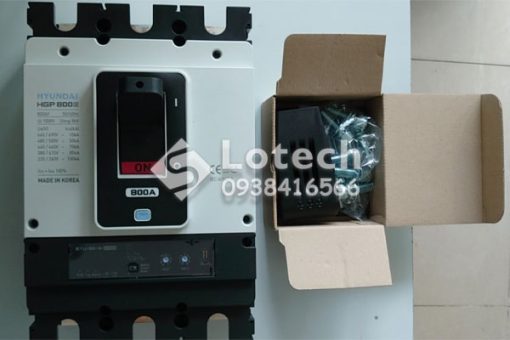 MCCB Hyundai 3P 800A Mã HGP800S