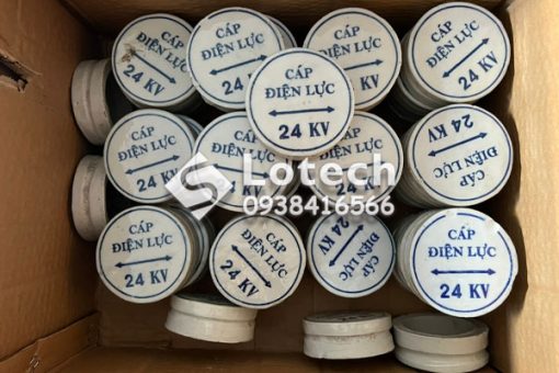 Mốc Sứ Cảnh Báo Cáp Ngầm Điện Lực Trung Thế