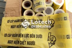 Băng Cảnh Báo Cáp Ngầm Điện Lực Màu Vàng Đen
