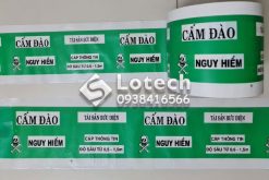 Băng cảnh báo cáp thông tin - Tài sản bưu điện