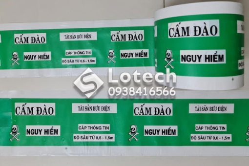 Băng cảnh báo cáp thông tin - Tài sản bưu điện