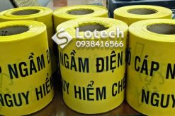 Cuộn băng cảnh báo cáp ngầm màng nilon