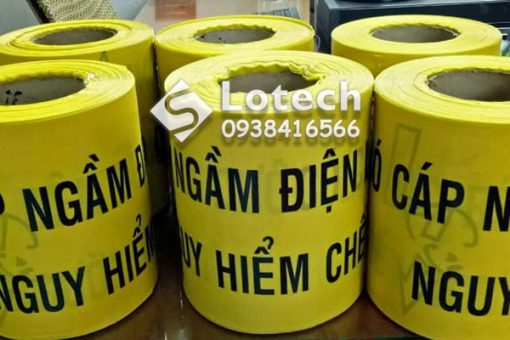 Cuộn băng cảnh báo cáp ngầm màng nilon