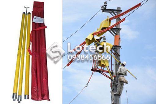 Sào Cách Điện Thao Tác 3 Đoạn
