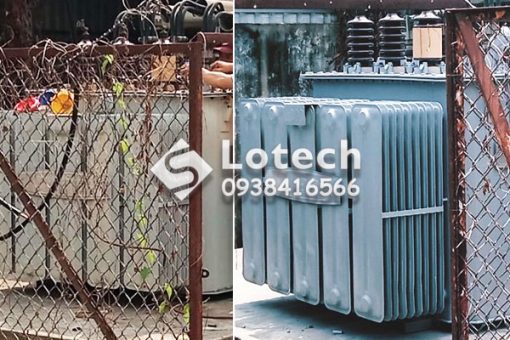 Sơn Vỏ Máy Biến Áp 3 Pha Cũ