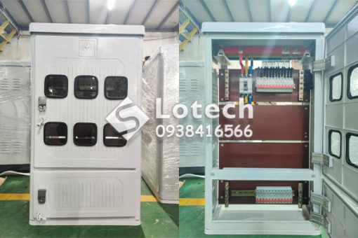 Tủ Composite 6 Điện Kế + MCCB 600W x 1050H x 400D