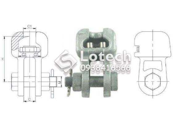Bản vẽ cấu tạo mắt nối kép