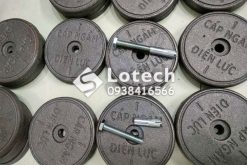 Mốc gang cảnh báo cáp ngầm trung thế