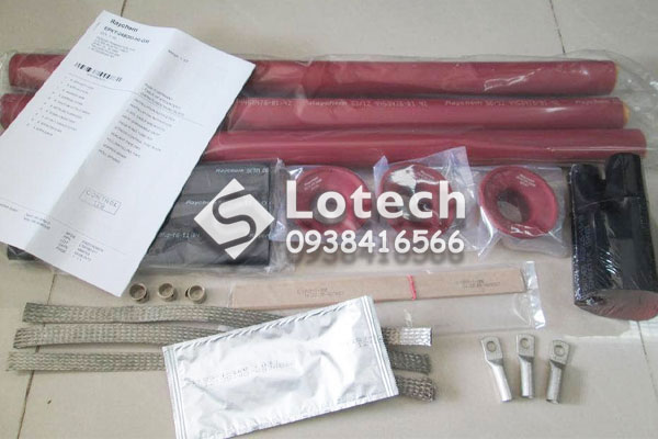 Bộ sản phẩm đầu cáp co nhiệt 3 pha trong nhà Raychem TE