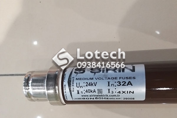 Cầu chì ông trung thế Sirin 32A 24kV