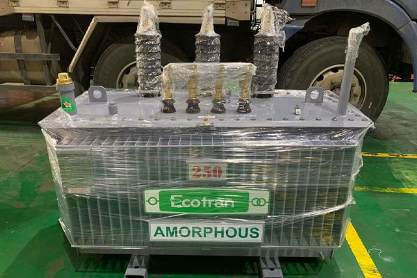 Phân phối máy biến áp dầu 3 pha 250kVA Amorphous hiệu Ecotran
