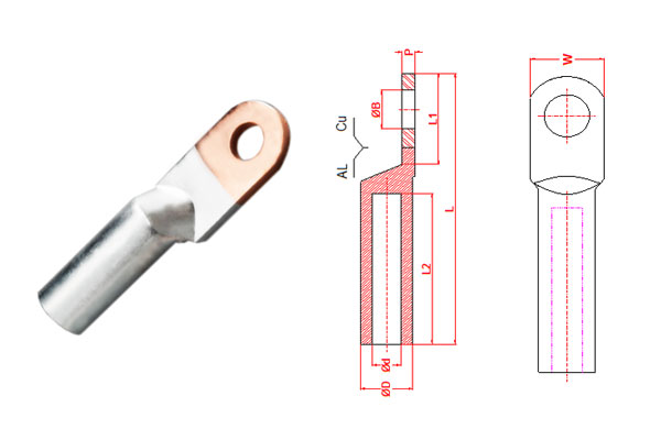 Đầu cốt đồng nhôm 1 lỗ