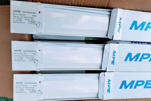 Đèn Led Bán Nguyệt 1m2 MPE 36W BN2-36T