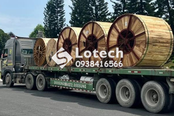 Giao hàng cáp ngầm hạ thế Z43 Bộ Quốc Phong