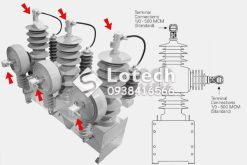Kẹp cực máy cắt Recloser Cooper tiêu chuẩn