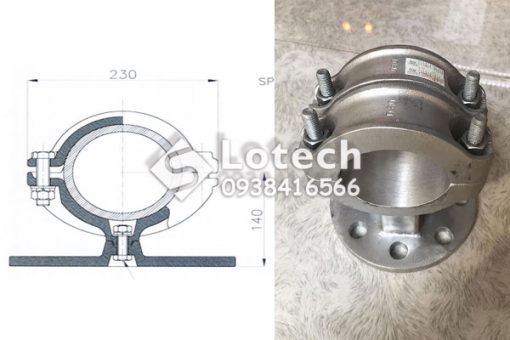 Kẹp Cực Thiết Bị Sứ Đứng 500kV Với Ống
