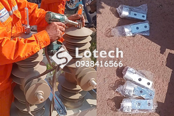 Lắp đặt kẹp cực Recloser
