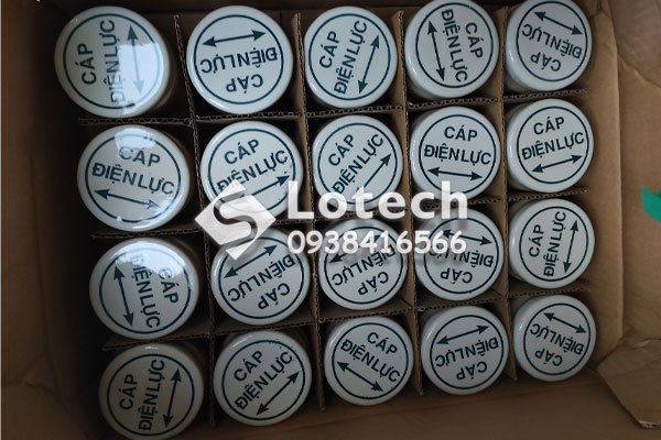 Lotech cung cấp mốc sứ báo hiệu cáp ngầm Minh Long 2 - chính hãng, giá tốt