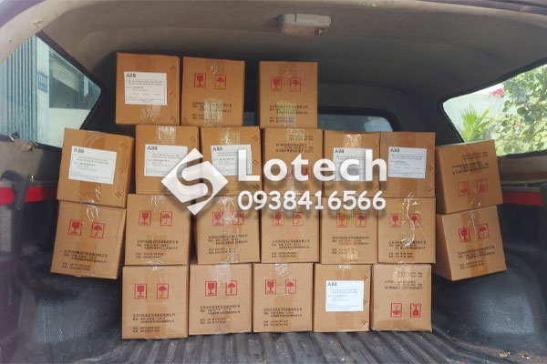 Lotech giao hàng đầu cáp ABB tận công trình