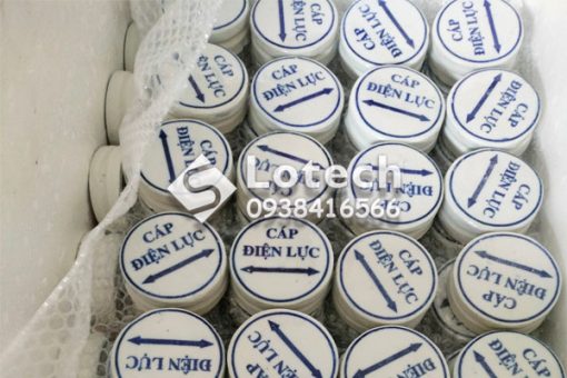 Mốc sứ báo cáp điện lực chôn ngầm