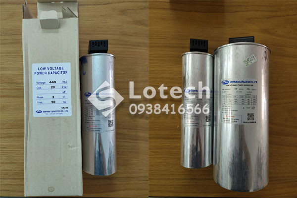 Tụ bù Samhwa 20kvar 400VAC