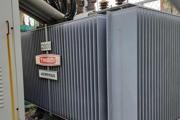 Máy biến áp Ecotrans Amorphous THIBIDI 2000kVA lắp đặt trạm điện ngoài trời