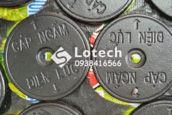 Cảnh báo cáp ngầm bằng gang