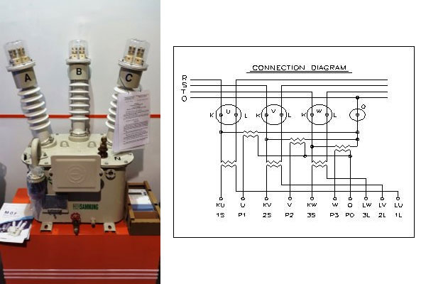 MOF-35-30-60-Samnung - Bộ đo đếm hợp bộ 3 pha 35kV 30(60)/5A