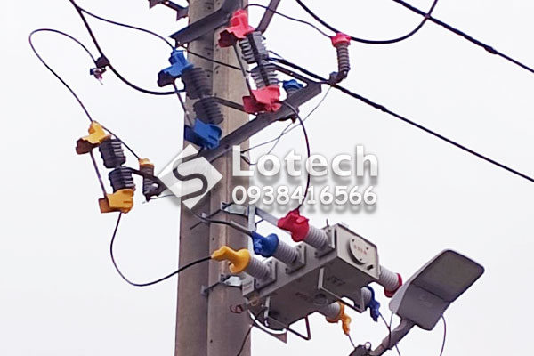 Nắp chụp cầu chì tự rơi FCO và cầu dao phụ tải LBS