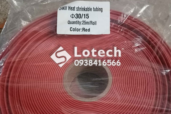 Ống co nhiệt trung thế phi 30 - ống gen co nhiệt 24kV