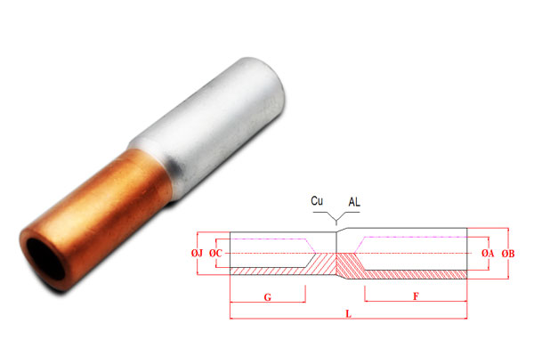 Ống nối cáp đồng nhôm