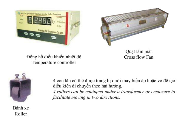 Phụ kiện máy biến áp khô THIBIDI